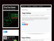 Tablet Screenshot of craycraygames.com